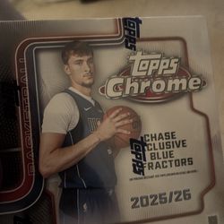 Top chrome mega box basketball card