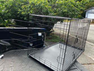 XXL Large Dog Kennel Crate Collapsible Like New 48”L by 30”W by 32” H