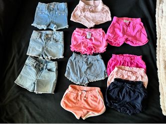 Toddler Girl Shorts Bundle 11 Pairs (12–18M to 2T)