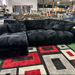 Brand New Corduroy Sectional- Shop Now Pay Later
