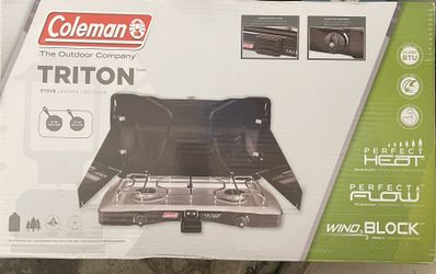 Coleman® Triton™ Propane Gas Camping Stove, 2-Burner