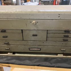 Machinist Craftsman Vintage Toolbox