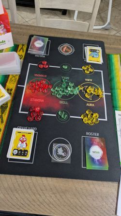 VeeFriends Series 2 TCG Starter Essentials Kit Bundle (Game Mat, Crystal Gems, "Sprint Score Token")