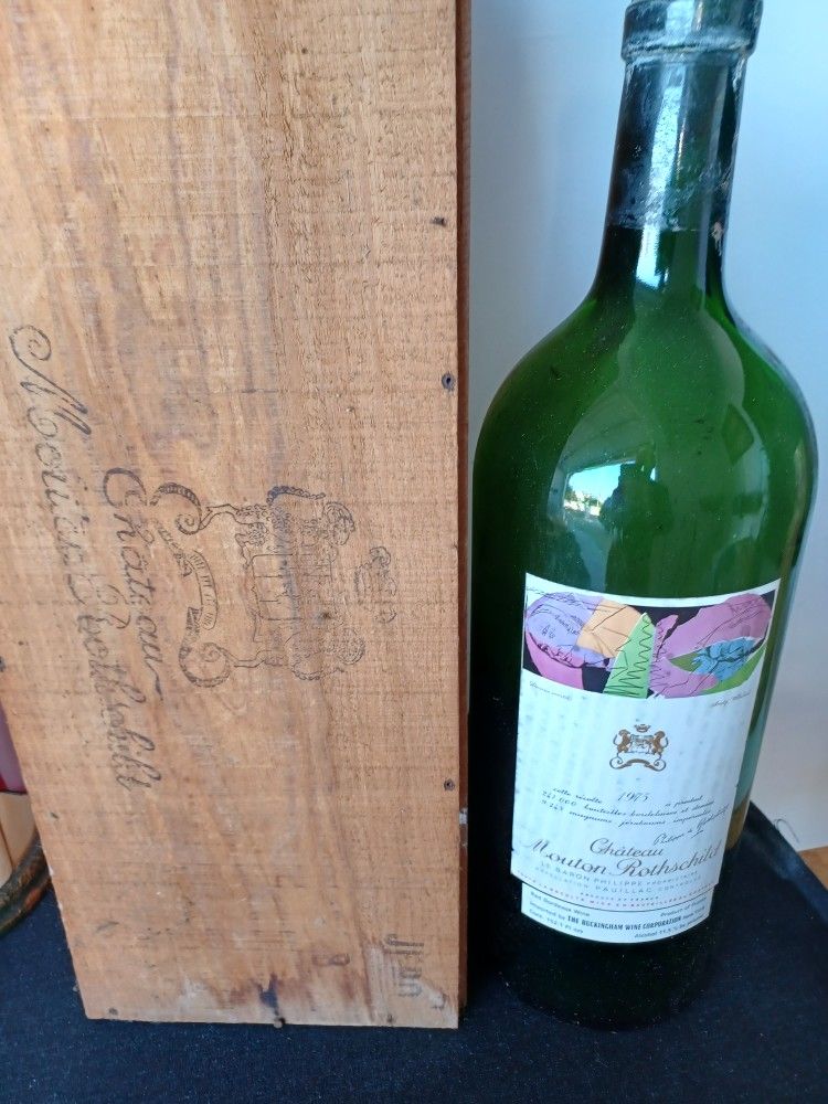 Andy Warhol Empty bottle Of 1973 Mouton Rothschild