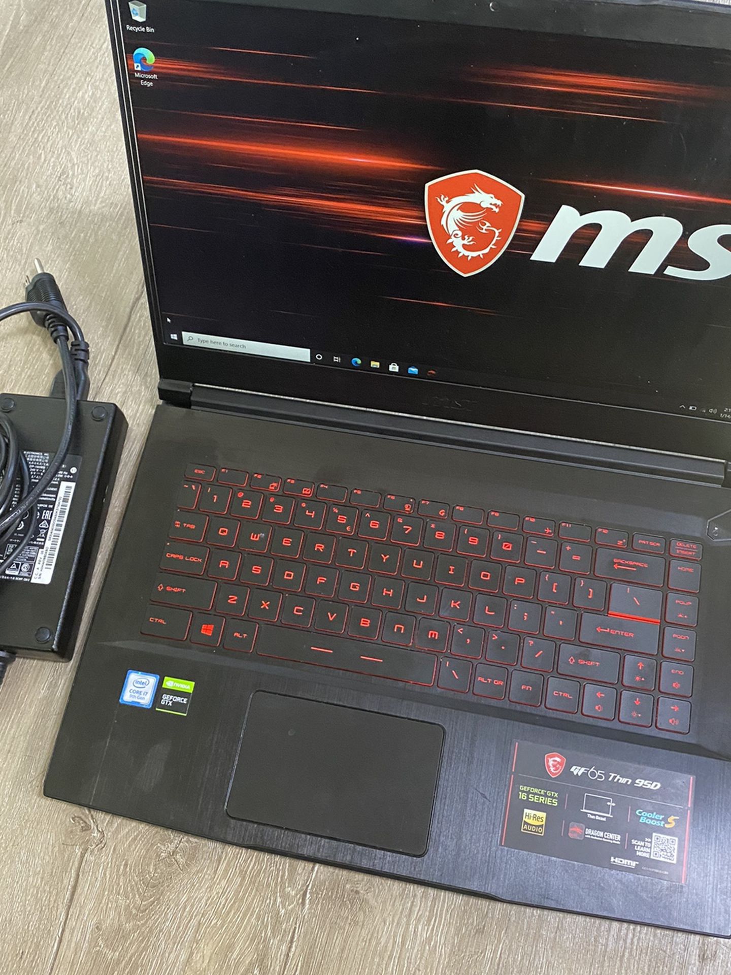 MSI GF65 Gaming Laptop