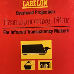 Thermal, transparency, film for printers, Write-on, Or Copiers