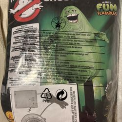 Adult Ghost Buster Jumper And Slimer Inflatable Costume