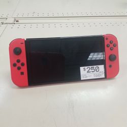 Nintendo Switch OLED Red Edition With Case And Accessories 