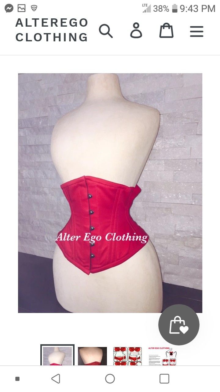 Alter ego clothing corset