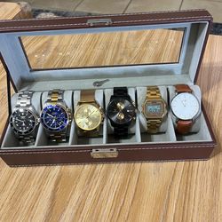 Invicta Automatic + Watch Collection w/ Case – $180