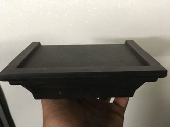 Black shelf