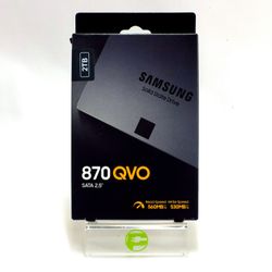 New Samsung 870 QVO SATA III SSD 2TB Internal Solid State Drive MZ-77Q2T0