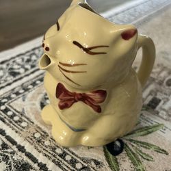 Vintage Shawnee USA Pottery Puss N’ Boots Kitty Cat Creamer