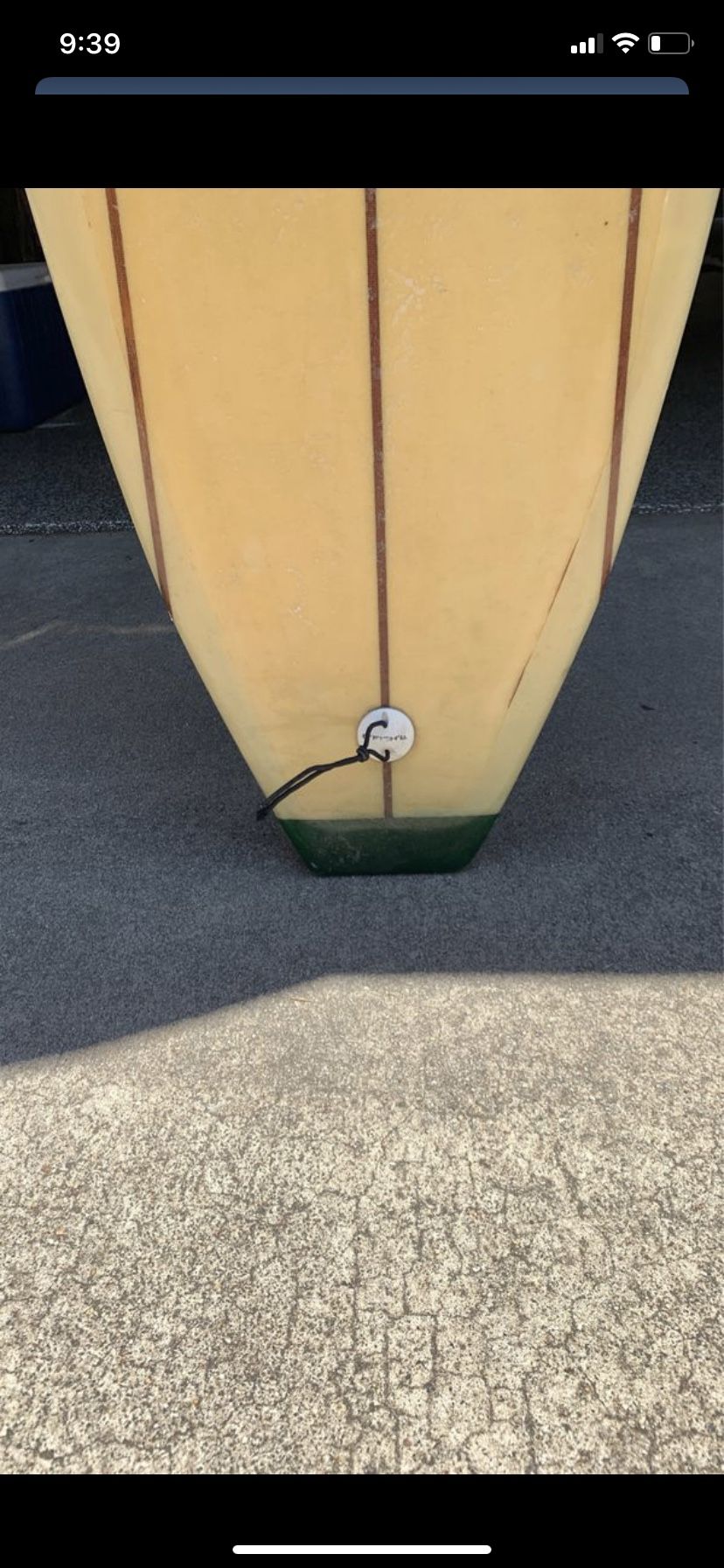 Vintage pipeliner glider model. Heavy glassed