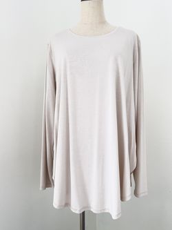 Lululemon Cream Long Sleeve Top, Size L
