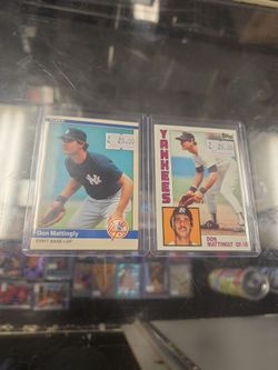1983 don Mattingly rookies $20 each