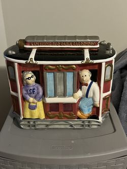 Vintage Lotus San Francisco Cable Car 550 Trolley Cookie Jar