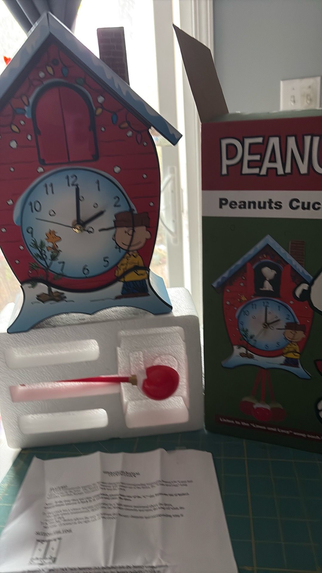 Peanuts cuckoo clock