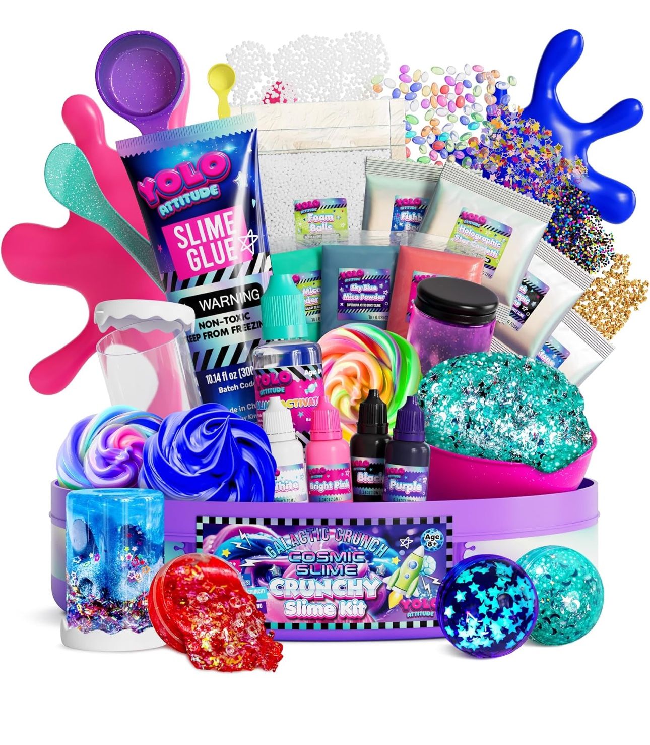 Galactic Crunch Cosmic Slime Kit 