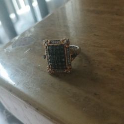 Ring Gold And Silver 925