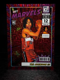 Donruss 2025-26 Tre Johnson  | Net Marveld | 19/49