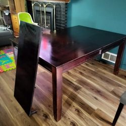 Dark Wood Dining Table