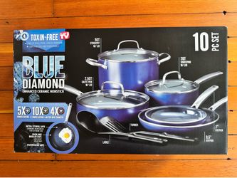 10 piece Blue Diamond Cook Set