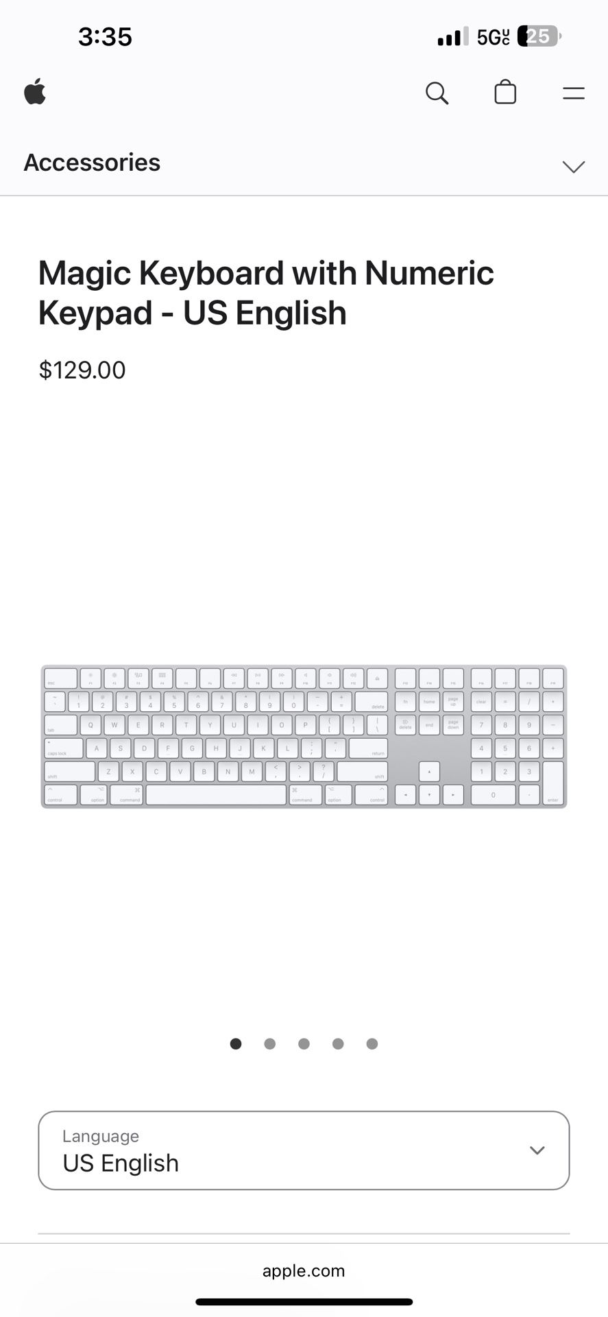 Unused Mac Magic Keyboard
