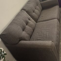 Modern Gray 2-Seater Sofa – Great Condition!