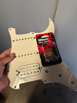 Fender pickups w/pickguard