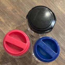 Bottle jar standard plastic container doggie treats dog canine preowned