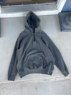 Fear of God Essentials Side Zip Quarter Zip Hoodie - Grey