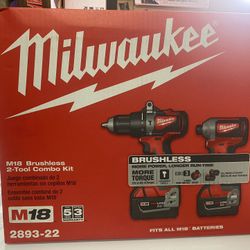 Milwaukee M18 Brushless 2-Tool Combo Kit