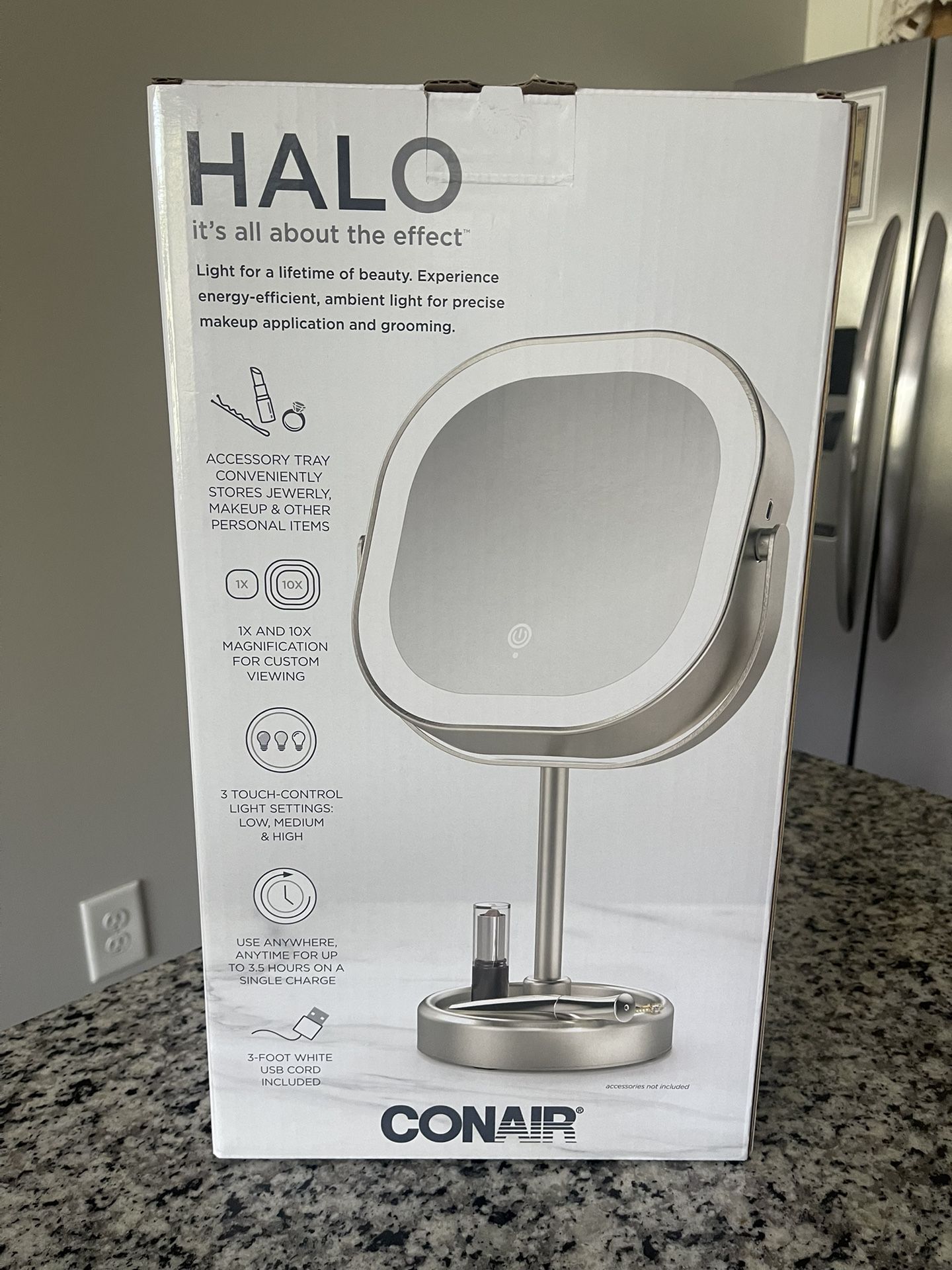Conair LED Double Sided Mirror
