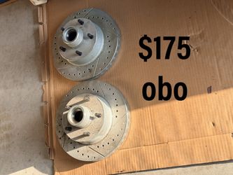 Brand new 1968-72 Oldsmobile Cutlass slotted rotors
