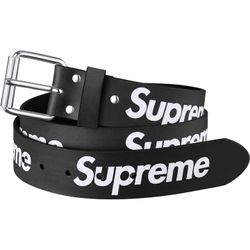 Supreme Repeat Leather Belt