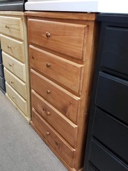 NEW BRAND PINEWOOD 5 DRAWERS DRESSER