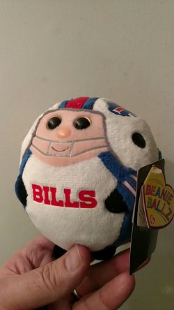 New with Tags: Bills Beanie Ballz. Buffalo Bills.
