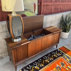 1967 Silvertone Hifi Record Cabinet Refinished Top