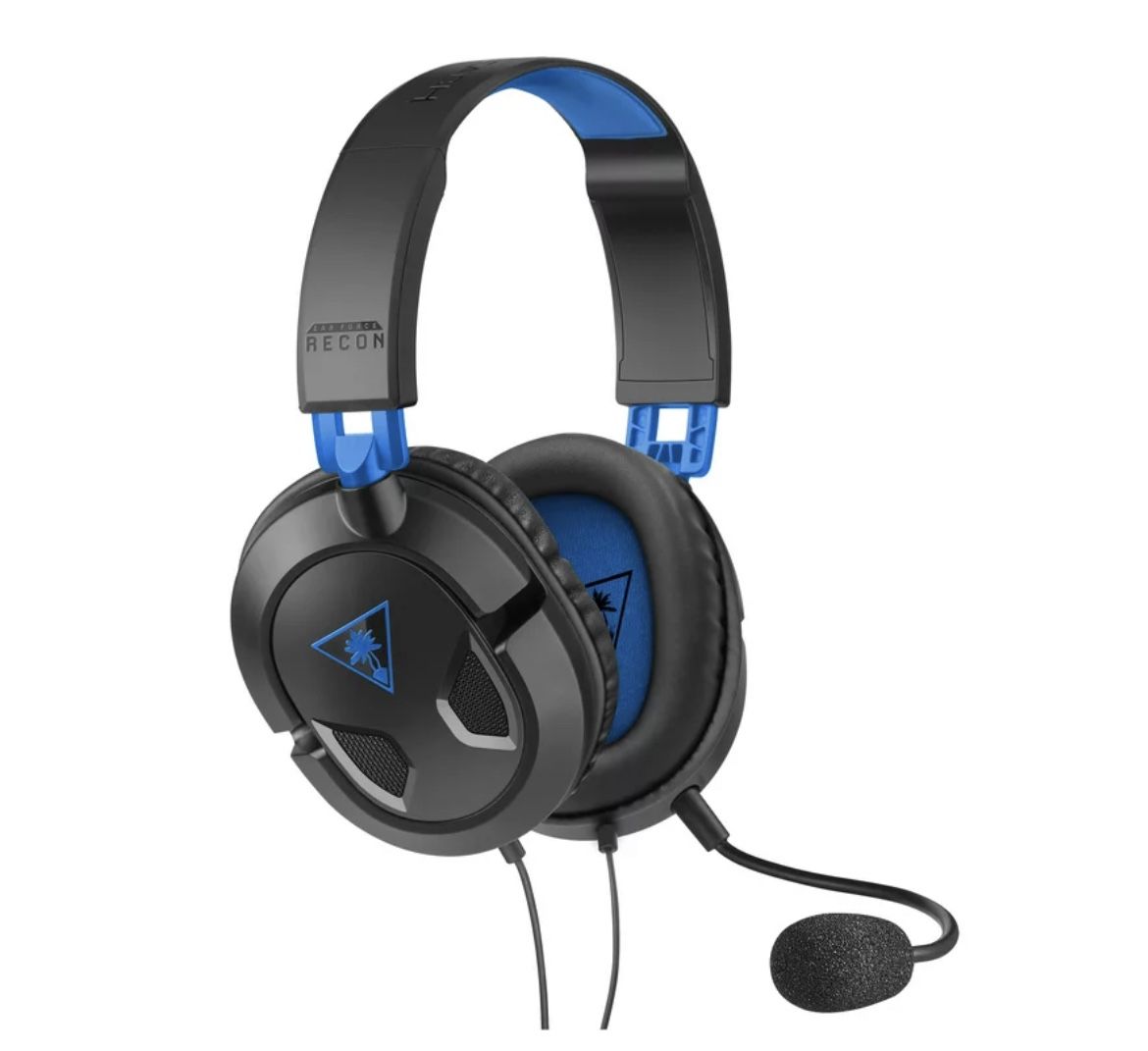 Turtle Beach Recon 50 PlayStation Gaming Headset For Ps5 PS4 PlayStation Xbox Series Xbox 1 Nintendo Switch Mobil And Pc Black