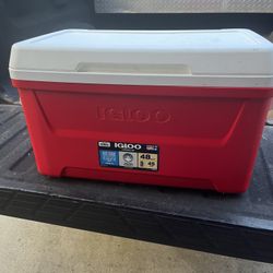 48 Quart Igloo Cooler - Previously Used