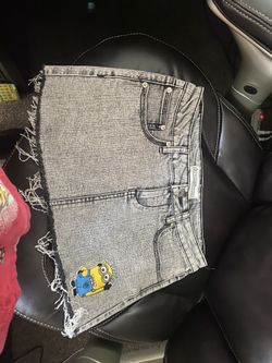 Jean Mini Skirt w/Minion