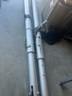 Indoor volleyball poles ..