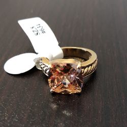 Cubic Zirconia Ring.     Size 8.    OBO. 