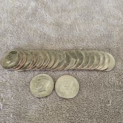 New From The United States Mint 20 Kennedy Half Dollars. Last Year 