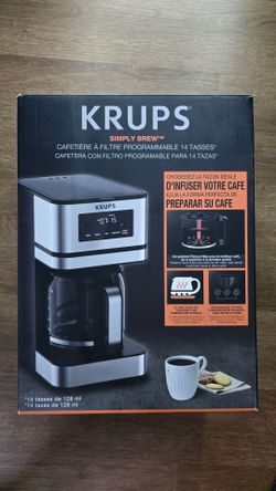 KRUPS Simply Brew - Coffee Maker 14 cups - light/medium/bold