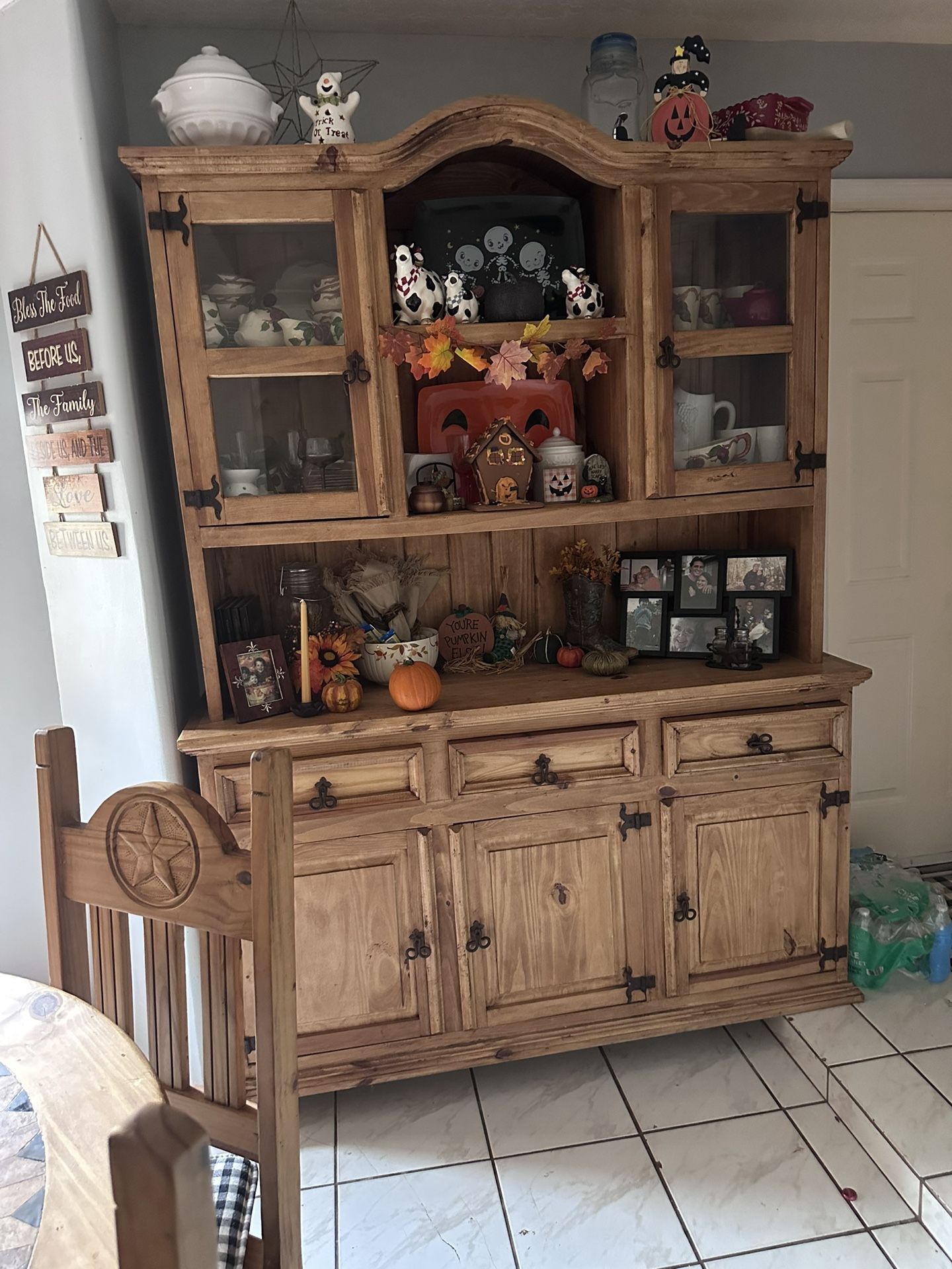 Rustic China Hutch