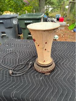 Decorative Floral Table Lamp – Traditional Accent Lamp