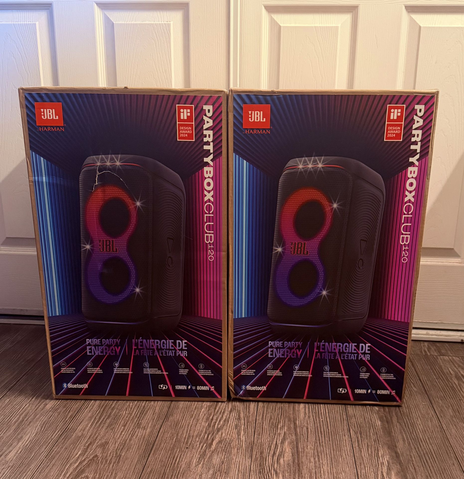 JBL PARTYBOX CLUB 120($299 EACH)