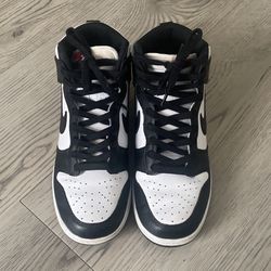 Panada jordans 1 high dunks, black and white. 6.5 size M, 8 F,  39 EUR